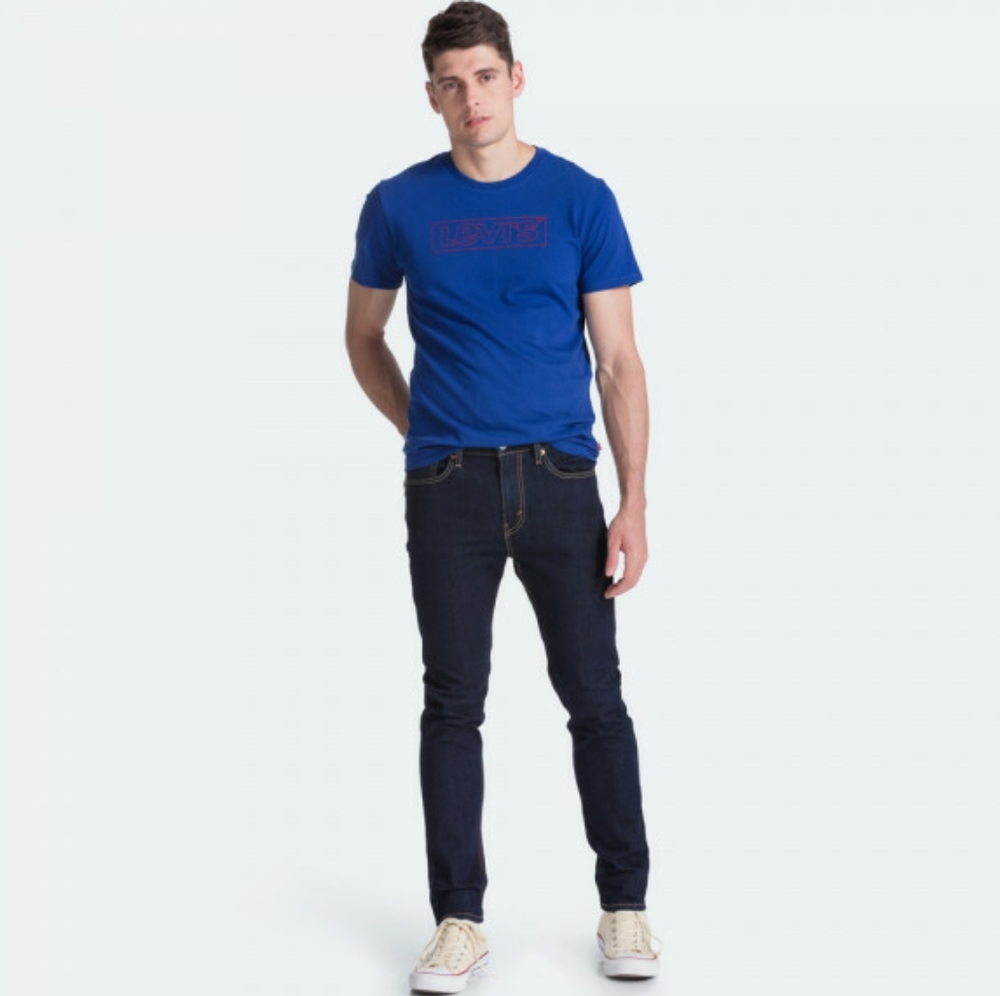 Levi's 510 Skinny Fit Jeans Dark Blue Men's Size W 32 L 30
